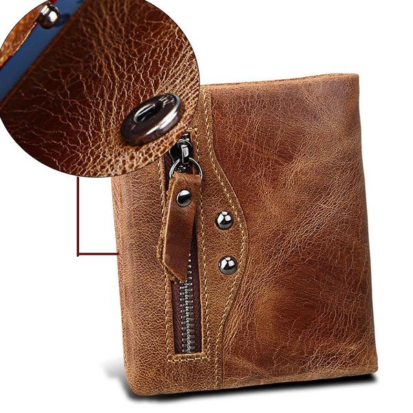 leather simple short wallet, first layer cowhide retro men and women all-match card holder wallet leather, Red;black
leather simple short wallet, first layer cowhide retro men and women all-match card holder wallet leather, Red;black