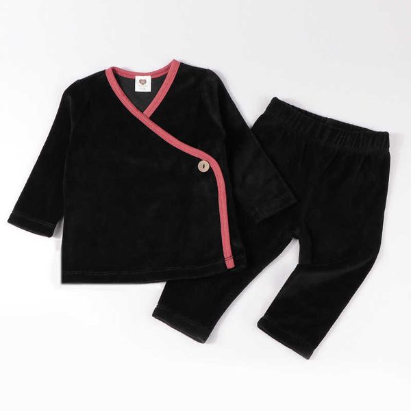 velour baby clothes long pant 2pcs set children casual set contrast binding kid clothes black color side opening clothes p0831, White
velour baby clothes long pant 2pcs set children casual set contrast binding kid clothes black color side opening clothes p0831, White
