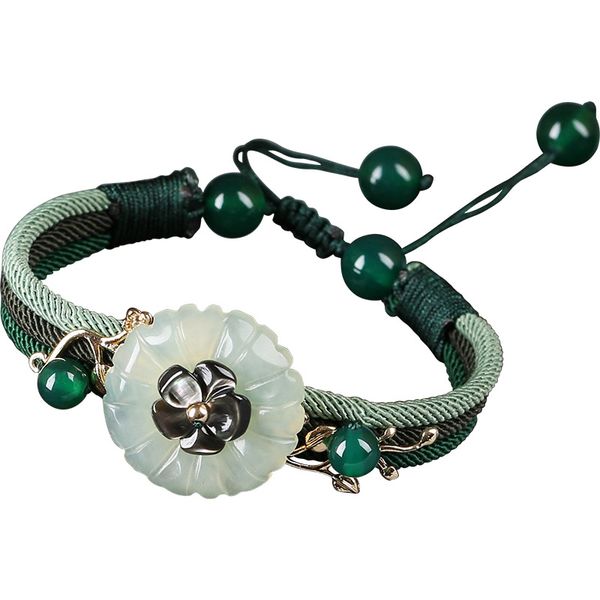 xianlan008 jade bracelet female string hand act the role of ancient ethnic wind restoring ancient ways is hand woven rope chinese, Silver
xianlan008 jade bracelet female string hand act the role of ancient ethnic wind restoring ancient ways is hand woven rope chinese, Silver