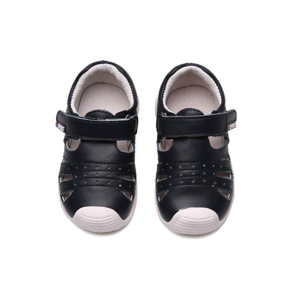 sandals adjustable toddler boy close toe genuine leather durable anti slip running shoes, Black;red
sandals adjustable toddler boy close toe genuine leather durable anti slip running shoes, Black;red