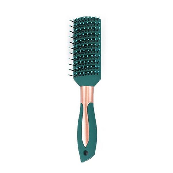 hair brushes anti static massage air cushion large plate comb vent holes airbag design lightweight and portable, Silver