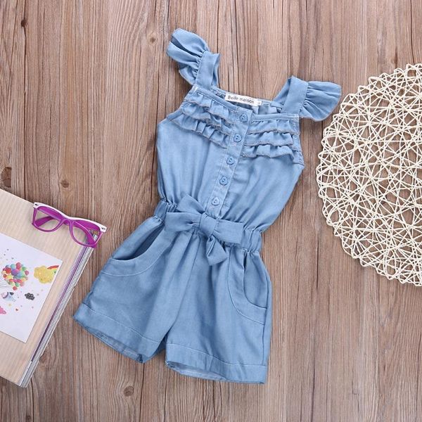 jumpsuits toddler kids girl cotton washed bow jeans denim casual jumpsuit romper quoted 1-5y, Blue
jumpsuits toddler kids girl cotton washed bow jeans denim casual jumpsuit romper quoted 1-5y, Blue