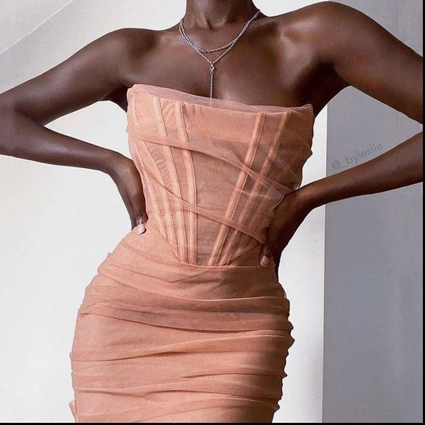 pink mesh strapless bandage dress women midi night club party dress backless lining bodycon summer dress vestidos, Black;gray
pink mesh strapless bandage dress women midi night club party dress backless lining bodycon summer dress vestidos, Black;gray