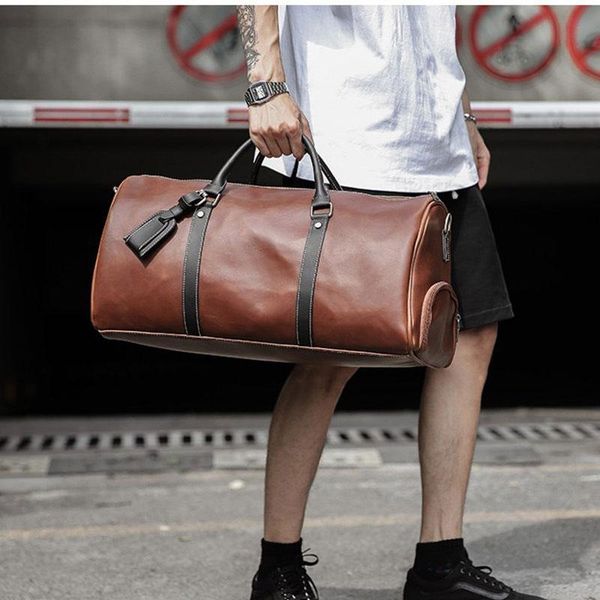 outdoor bags pu leather gym bag travel shoes storage men women fitness handbag dry wet shoulder male duffle trip xa223+d
outdoor bags pu leather gym bag travel shoes storage men women fitness handbag dry wet shoulder male duffle trip xa223+d