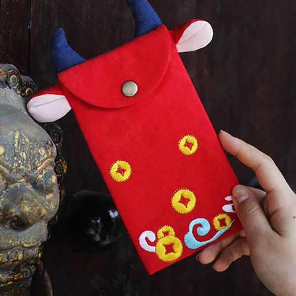 gift wrap embroidered red envelope bull-shaped year fabric packet chinese festival of the ox bless packets
gift wrap embroidered red envelope bull-shaped year fabric packet chinese festival of the ox bless packets