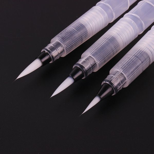 3pcs refillable watercolor brush pen portable soft water color brush pens for painting calligraph drawing art supplies, Black;red
3pcs refillable watercolor brush pen portable soft water color brush pens for painting calligraph drawing art supplies, Black;red