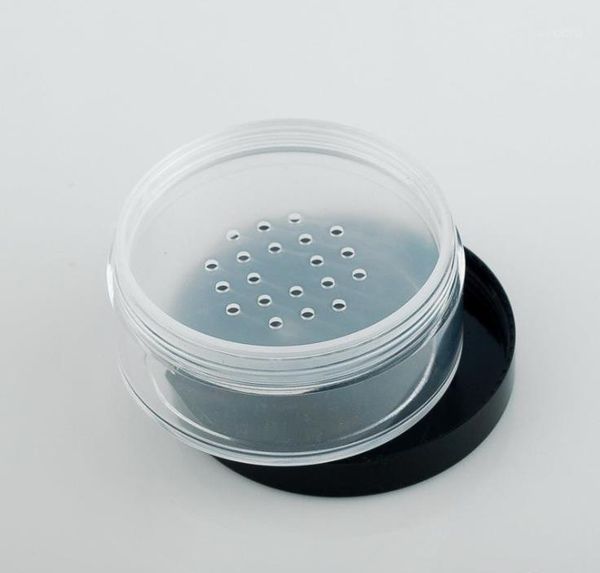 storage bottles & jars 50g 50ml plastic loose powder jar with sifter empty cosmetic container black matte cap makeup compact box sn646
storage bottles & jars 50g 50ml plastic loose powder jar with sifter empty cosmetic container black matte cap makeup compact box sn646