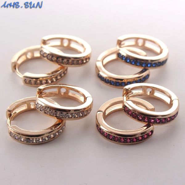 mhs.sun fashion design women hoop earrings with cz paved vintage gold color round earrings mosaic zircon jewelry, Golden;silver
mhs.sun fashion design women hoop earrings with cz paved vintage gold color round earrings mosaic zircon jewelry, Golden;silver