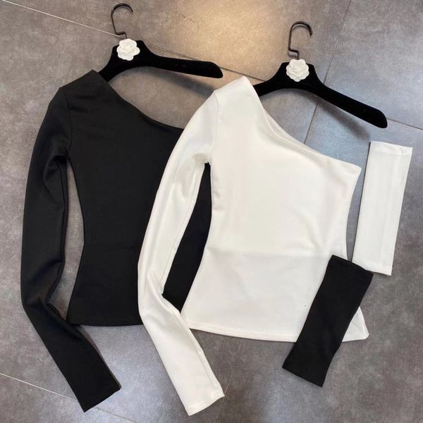 2021 female spring new arrival fashion inclination put on a shoulder broken sleeve thin x9ek, White
2021 female spring new arrival fashion inclination put on a shoulder broken sleeve thin x9ek, White