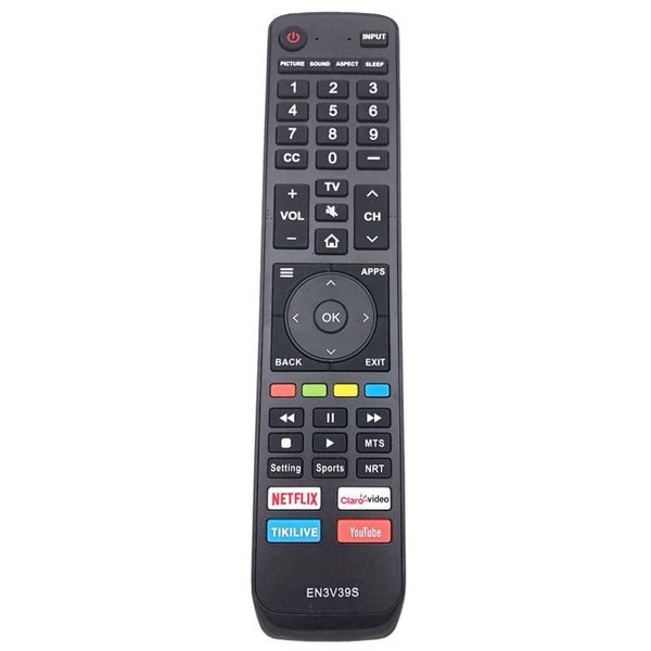 universal remote control en3v39s is suitable for hisense en3v39h lcd led hd tv remote control new replacement products
universal remote control en3v39s is suitable for hisense en3v39h lcd led hd tv remote control new replacement products