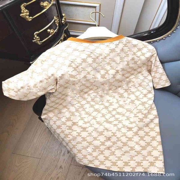 2021 women's t-shirt summer c1 family dign letter short sve round ne embroidered casual top, White
2021 women's t-shirt summer c1 family dign letter short sve round ne embroidered casual top, White