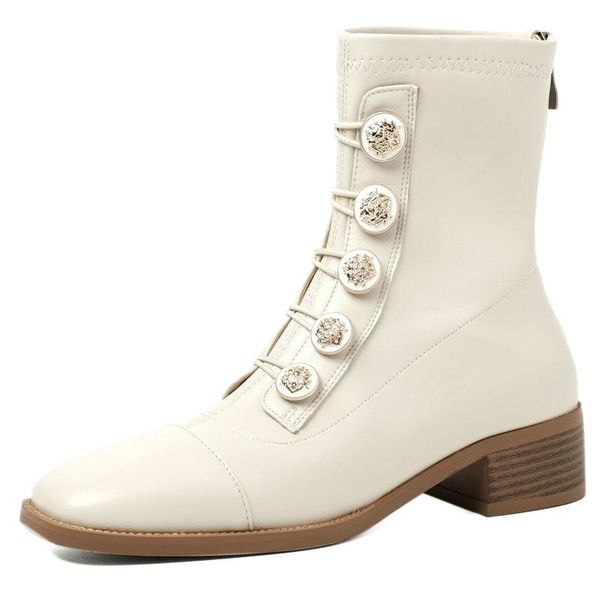 boots autumn winter ankle back zipper square toe thick heels pumps for women vintage working basic casual shoes woman, Black
boots autumn winter ankle back zipper square toe thick heels pumps for women vintage working basic casual shoes woman, Black