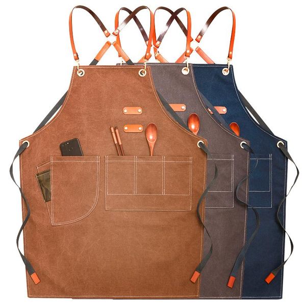 aprons solid canvas coffee master apron for kitchen accessories pocket women hairdresser bib baking
aprons solid canvas coffee master apron for kitchen accessories pocket women hairdresser bib baking