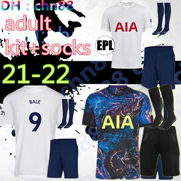 21 22 spurs kit+socks home bale soccer jersey 2021 2022 tottenhames kane son alderweireld eriksen dele lamela child football shirt, Black
21 22 spurs kit+socks home bale soccer jersey 2021 2022 tottenhames kane son alderweireld eriksen dele lamela child football shirt, Black