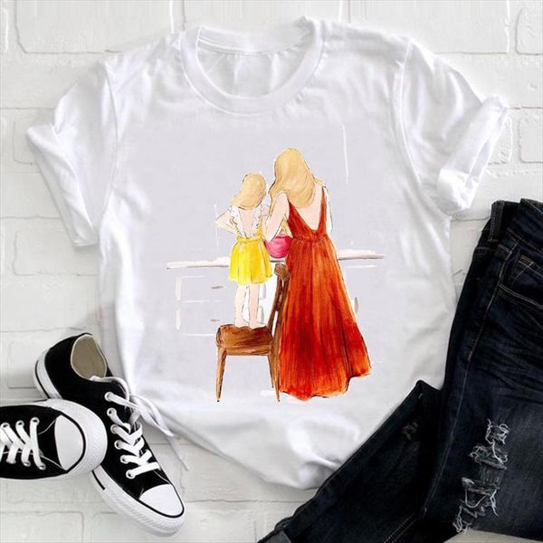 cartoon 90s o neck womens regular girl daughter mom mama mother clothes print tee female ladies graphic t, White
cartoon 90s o neck womens regular girl daughter mom mama mother clothes print tee female ladies graphic t, White