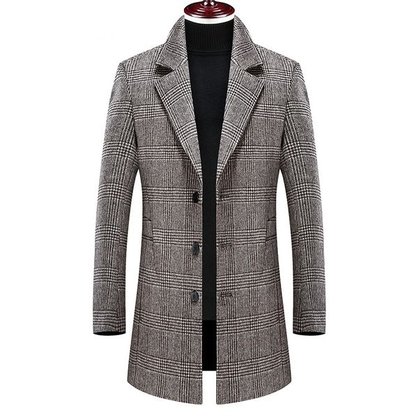 2021 new arrival winter plaid trench coat men,men's wool casual jackets,plus-size m-4xl 5oy3, Black
2021 new arrival winter plaid trench coat men,men's wool casual jackets,plus-size m-4xl 5oy3, Black