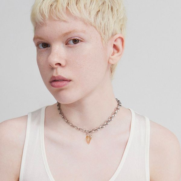 justine clenquet silver metal chain heart-shaped pendant simple women's short necklace fashion personality holiday gift
justine clenquet silver metal chain heart-shaped pendant simple women's short necklace fashion personality holiday gift