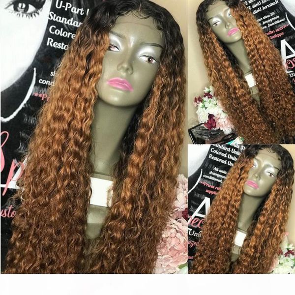 13*4 deep curly brazilian remy hair lace wig ombre color lace front human hair wigs with baby part 130% bleached knots, Black;brown
13*4 deep curly brazilian remy hair lace wig ombre color lace front human hair wigs with baby part 130% bleached knots, Black;brown