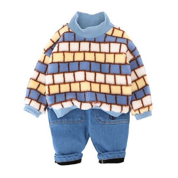 winter warm baby girls clothes for boys clothing sets plaid +pants outfits infant suits autumn cute plush kids clothes, White
winter warm baby girls clothes for boys clothing sets plaid +pants outfits infant suits autumn cute plush kids clothes, White
