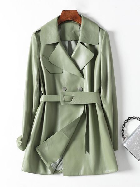 women's leather & faux 2021 fashion genuine jacket women green slim sheepskin coat korean style clothing jackets ropa mujer wpy2837, Black
women's leather & faux 2021 fashion genuine jacket women green slim sheepskin coat korean style clothing jackets ropa mujer wpy2837, Black