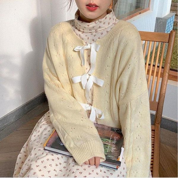 women's knits & tees women sweaters warm mesh knitting bow o-neck long sleeve cardigan fashion korean style oversized fall clothing, White
women's knits & tees women sweaters warm mesh knitting bow o-neck long sleeve cardigan fashion korean style oversized fall clothing, White