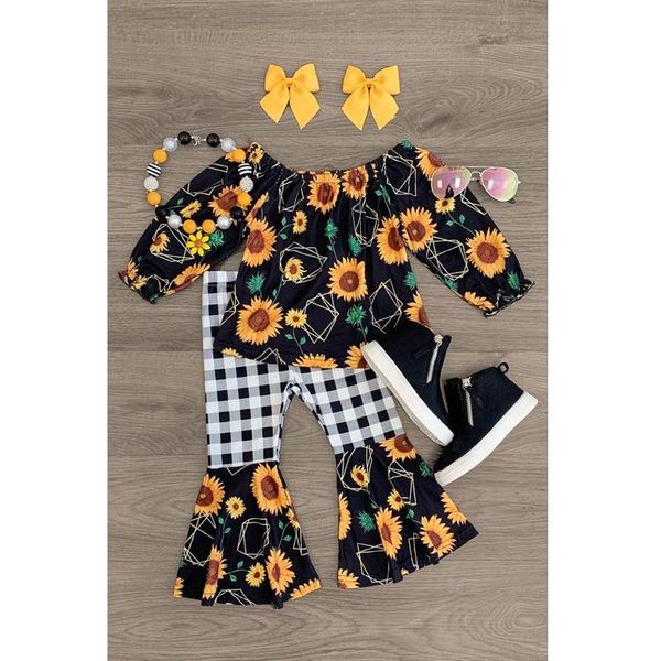 clothing sets focusnorm 1-6y infant kids girls clothes 2pcs sunflowers long sleeve pullover plaid flare pants outfits, White
clothing sets focusnorm 1-6y infant kids girls clothes 2pcs sunflowers long sleeve pullover plaid flare pants outfits, White