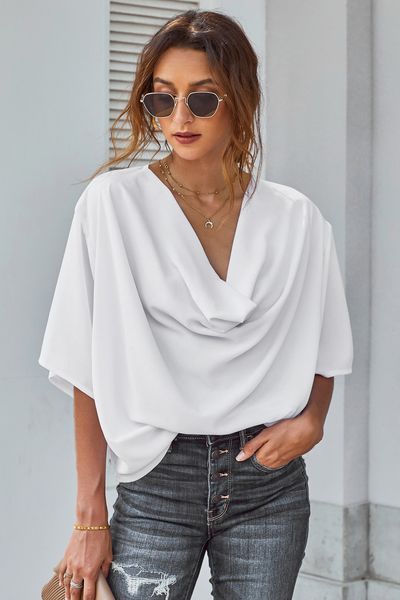 new design womens blouses casual summer blouses wrap v neck shirts fashion 2022 loose white large female long sleeve blouse
new design womens blouses casual summer blouses wrap v neck shirts fashion 2022 loose white large female long sleeve blouse