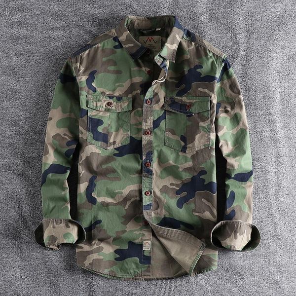 men's jackets fashion cargo for men outdoor camouflage workwear army style washed retro all-match double pockets coats, Black;brown
men's jackets fashion cargo for men outdoor camouflage workwear army style washed retro all-match double pockets coats, Black;brown