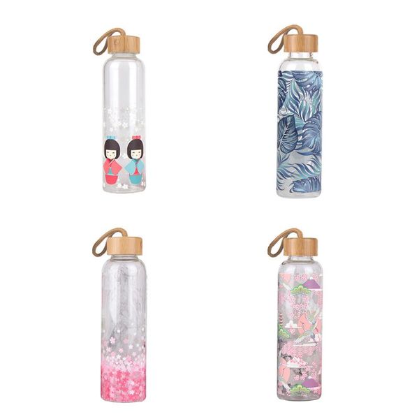 550ml cute japanese glass water bottles with bamboo lid rope for juice drink cup office home portable outdoor love island
550ml cute japanese glass water bottles with bamboo lid rope for juice drink cup office home portable outdoor love island