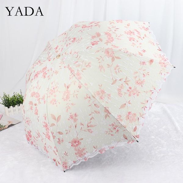 umbrellas yada lace flower pattern umbrella rain uv three folding for girl women windproof female ys200197
umbrellas yada lace flower pattern umbrella rain uv three folding for girl women windproof female ys200197