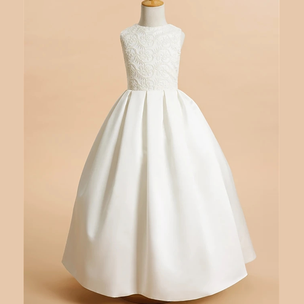 girl's dresses a-line ankle length flower girl wedding lace sleeveless jewel neck with / first communion, Red;yellow
girl's dresses a-line ankle length flower girl wedding lace sleeveless jewel neck with / first communion, Red;yellow