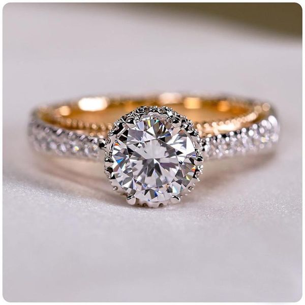 modyle luxury classic 6 claw crystal zircon ring women wedding jewelry unique two tone design elegant female engagement ring hot, Slivery;golden
modyle luxury classic 6 claw crystal zircon ring women wedding jewelry unique two tone design elegant female engagement ring hot, Slivery;golden