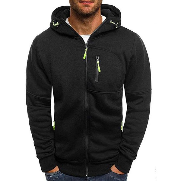 men's hoodies & sweatshirts men autumn polyester hooded jacket adults solid color long sleeve sweatshirt with zipper pocket, Black
men's hoodies & sweatshirts men autumn polyester hooded jacket adults solid color long sleeve sweatshirt with zipper pocket, Black