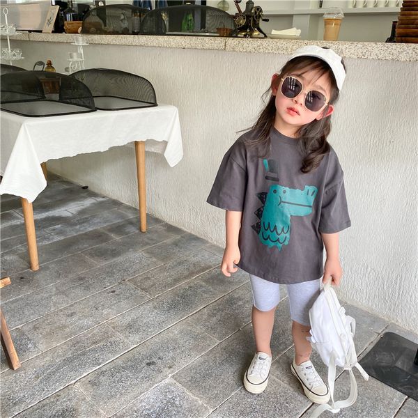 printed summer korean t-shirt tao.catkids 2020 new children's cartoon top, Black;white
printed summer korean t-shirt tao.catkids 2020 new children's cartoon top, Black;white
