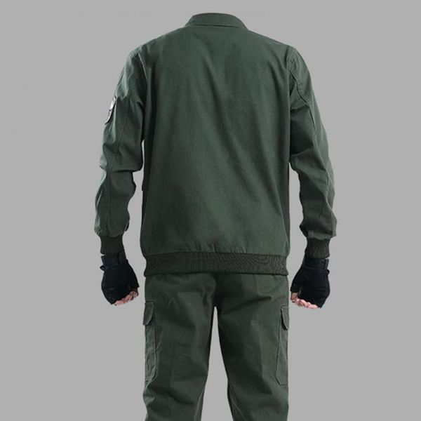 jogging clothing 2 pcs/set coat suit long sleeve lapel anti-scratch pants men overalls for workshop, Black;red
jogging clothing 2 pcs/set coat suit long sleeve lapel anti-scratch pants men overalls for workshop, Black;red