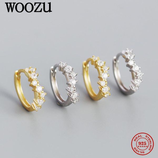hoop & huggie woozu 925 sterling silver minimalist wave shiny cz zircon earrings for women european rock ear buckle jewelry gift, Golden;silver
hoop & huggie woozu 925 sterling silver minimalist wave shiny cz zircon earrings for women european rock ear buckle jewelry gift, Golden;silver