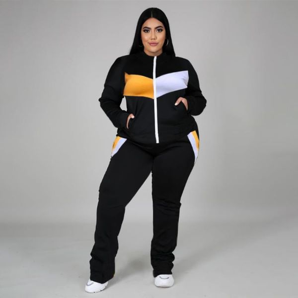 plus size tracksuits 3xl 4xl 5xl wholesale 2021 fall women clothing 2 two piece set ladies sport trendy coat and pant suit female sportwear, Black
plus size tracksuits 3xl 4xl 5xl wholesale 2021 fall women clothing 2 two piece set ladies sport trendy coat and pant suit female sportwear, Black
