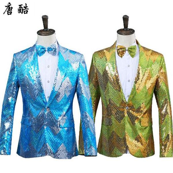 tang cool brand men's suits coats sequins costumes singers stage long sleeves and jackets rfiu, White;black
tang cool brand men's suits coats sequins costumes singers stage long sleeves and jackets rfiu, White;black
