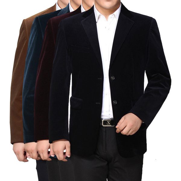 autumn and winter middle-aged elderly casual corduroy father's men's suit coat, White;black
autumn and winter middle-aged elderly casual corduroy father's men's suit coat, White;black