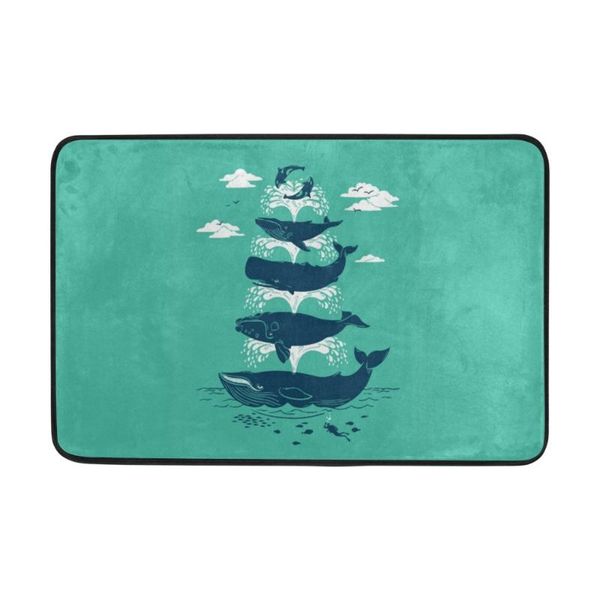 bath mats green background blue whales printed bathroom mat for toilet rug tub anti-slipping absorbent soft chenille
bath mats green background blue whales printed bathroom mat for toilet rug tub anti-slipping absorbent soft chenille
