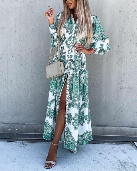 casual dresses women's printed blouse dress 2021 autumn fashion lapel long sleeve retro female, Black;gray
casual dresses women's printed blouse dress 2021 autumn fashion lapel long sleeve retro female, Black;gray