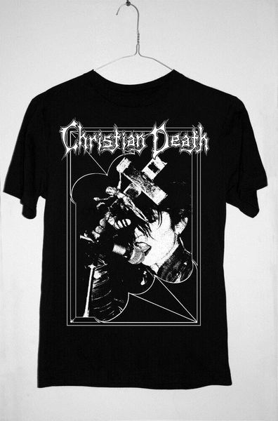 christian death - only theater of pain rozz williams t-shirt or long sleeve, White;black
christian death - only theater of pain rozz williams t-shirt or long sleeve, White;black
