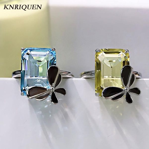cluster rings romantic 925 sterling silver 10*14mm z aquamarine stone butterfly for girlfriend wedding fine jewelry anniversary gift, Golden;silver
cluster rings romantic 925 sterling silver 10*14mm z aquamarine stone butterfly for girlfriend wedding fine jewelry anniversary gift, Golden;silver