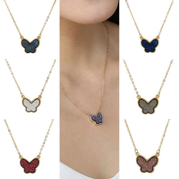 pendant necklaces fashion butterfly necklace for women metal multicolor resin choker clavicle chain vintage simple jewelry gift, Silver
pendant necklaces fashion butterfly necklace for women metal multicolor resin choker clavicle chain vintage simple jewelry gift, Silver