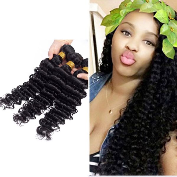 indian virgin hair extensions deep wave wholesale natural color 4 pieces/lot deep curly 100% human hair double wefts, Black
indian virgin hair extensions deep wave wholesale natural color 4 pieces/lot deep curly 100% human hair double wefts, Black