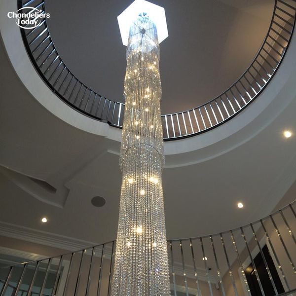 chandeliers staircase chandelier large big crystal bead led chains pendant hanging light home villa lighting d55cm h600cm
chandeliers staircase chandelier large big crystal bead led chains pendant hanging light home villa lighting d55cm h600cm
