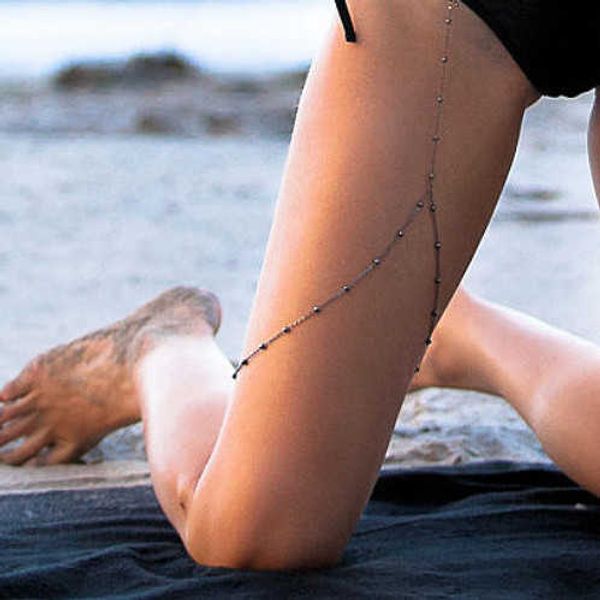 belly chainsselling jewelry foot chain bohemian style street scopper bead women's beach leg ring, Silver
belly chainsselling jewelry foot chain bohemian style street scopper bead women's beach leg ring, Silver