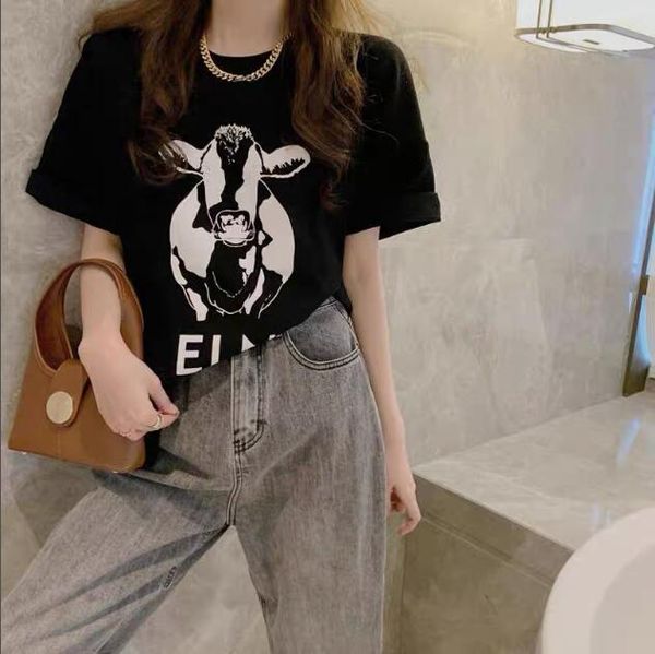2021 summer new fashion tide brand animal print t-shirt round neck loose short-sleeved t-shirt men and women the same style, White
2021 summer new fashion tide brand animal print t-shirt round neck loose short-sleeved t-shirt men and women the same style, White