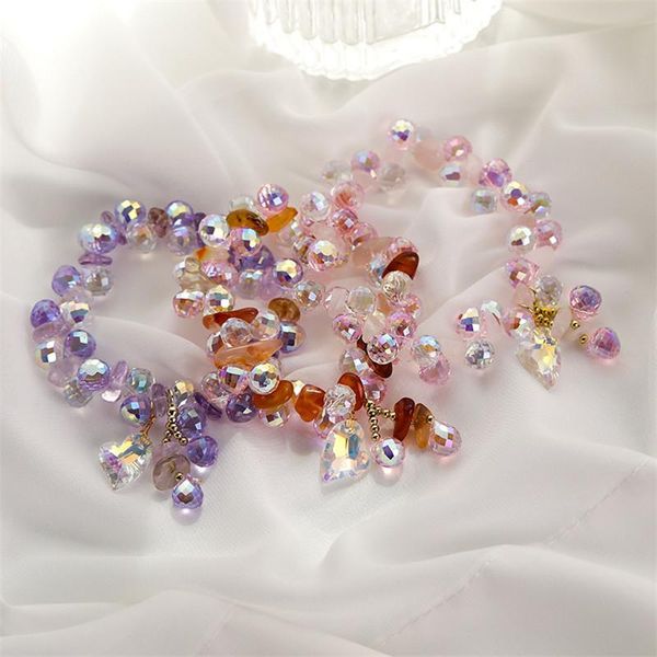 beaded, strands 2021 japanese and korean version of the trendy love crystal bracelet female fashion design sense cold wind, Black
beaded, strands 2021 japanese and korean version of the trendy love crystal bracelet female fashion design sense cold wind, Black