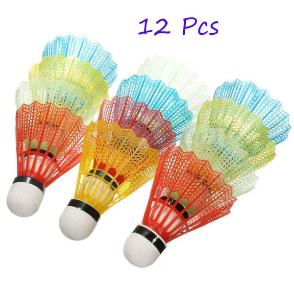 12pcs colorful badminton balls portable shuttlecocks products sport training train outdoor supplies
12pcs colorful badminton balls portable shuttlecocks products sport training train outdoor supplies